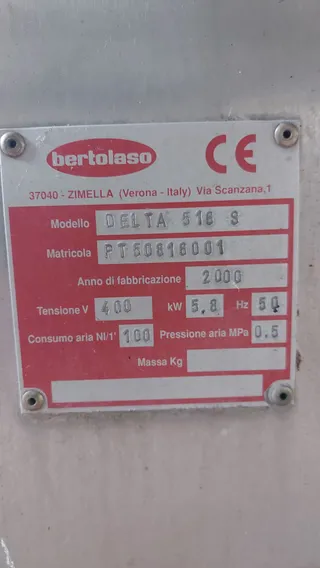 Bertolaso DELTA 516 S corking machine, photograph 2 of 11