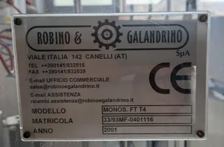 Robino & Galandrino FT 4 capsuling machine, photograph 3 of 20