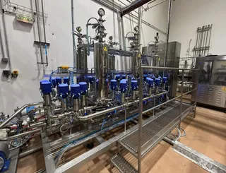 Isobaric sparkling-wine bottling line with GAI 4033 monobloc, photograph 4 of 19