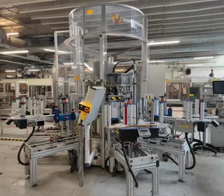 Cosmopack labelling machine with PackLab stations, photograph 5 of 19