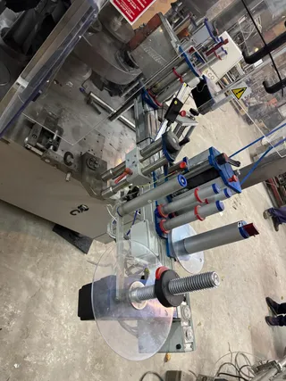 P.E. Labellers MASTER M/S rotary labeller, photograph 7 of 14