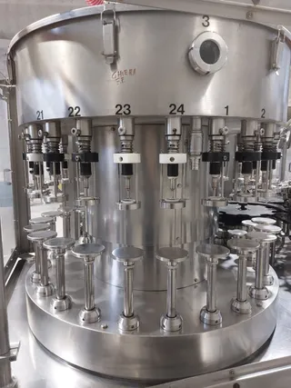 FIMER rinse-fill-cap monobloc, photograph 12 of 21