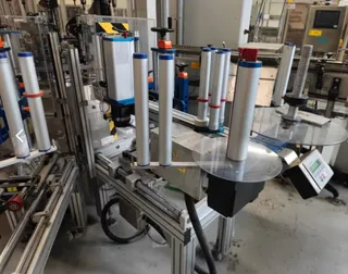 Cosmopack labelling machine with PackLab stations, photograph 12 of 19
