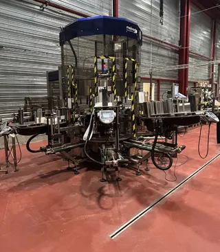 Isobaric sparkling-wine bottling line with GAI 4033 monobloc, photograph 15 of 19