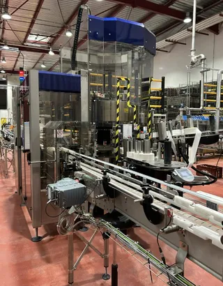 Isobaric sparkling-wine bottling line with GAI 4033 monobloc, photograph 19 of 19